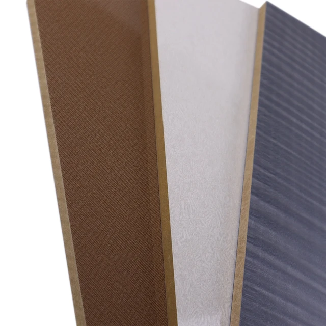 Factory Wholesale 4x8 Wood Grain Colors Melamine Faced Mdf MDF Wood Sheet For Kitchen Cabinets