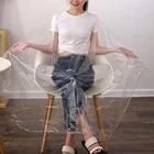 Cape Disposable Salon Capes Wholesale Salon Beauty Disposable PE Apron Cape For Hair Washing Cutting Are Dyeing