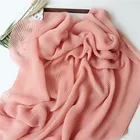 Chiffon New Design Fashion Printed Soft Lightweight Satin Chiffon Wrap Scarf Muslim Hijab
