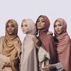 Hijab Hijabs Plain High Quality Premium Heavy Chiffon Hijab Scarf Malaysian Women's Scarves Chiffon Hijabs