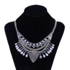 Jewelry Hot Sale Custom Necklace Jewelry Wedding Bohemia Crystal Turquoise Necklaces For Women