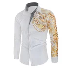 Shirts Shirt OEM Printed Custom Men's White Shirts Men Long Sleeve Formal Business Dress Shirt