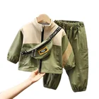 Boys Clothing Suppliers Clothings Kids Toddler Fashion 2 Pcs Set Jacket+pants Boys Clothes Set Kids Clothing