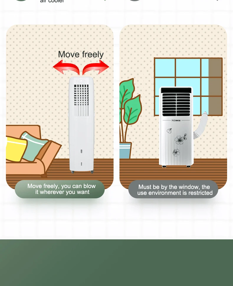 Evaporative Air Cooler, Portable, 220, 9000 - detail 20