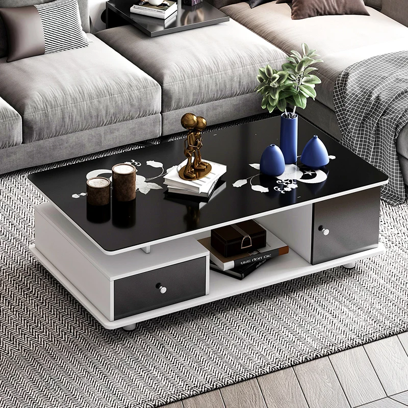 modern nordic style luxury length adjustable tv stands cabinet coffee table combination living room furniture