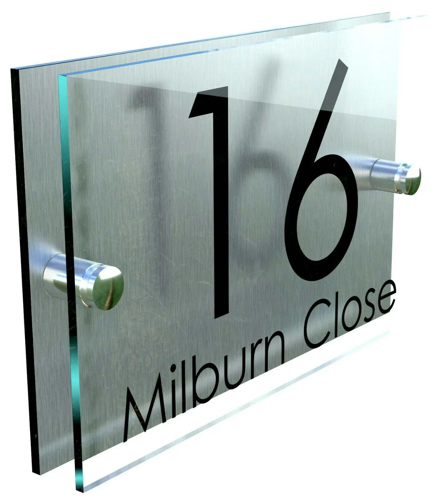 Custom House Sign Plaque Door Number Personalised Name Plate Outdoor 