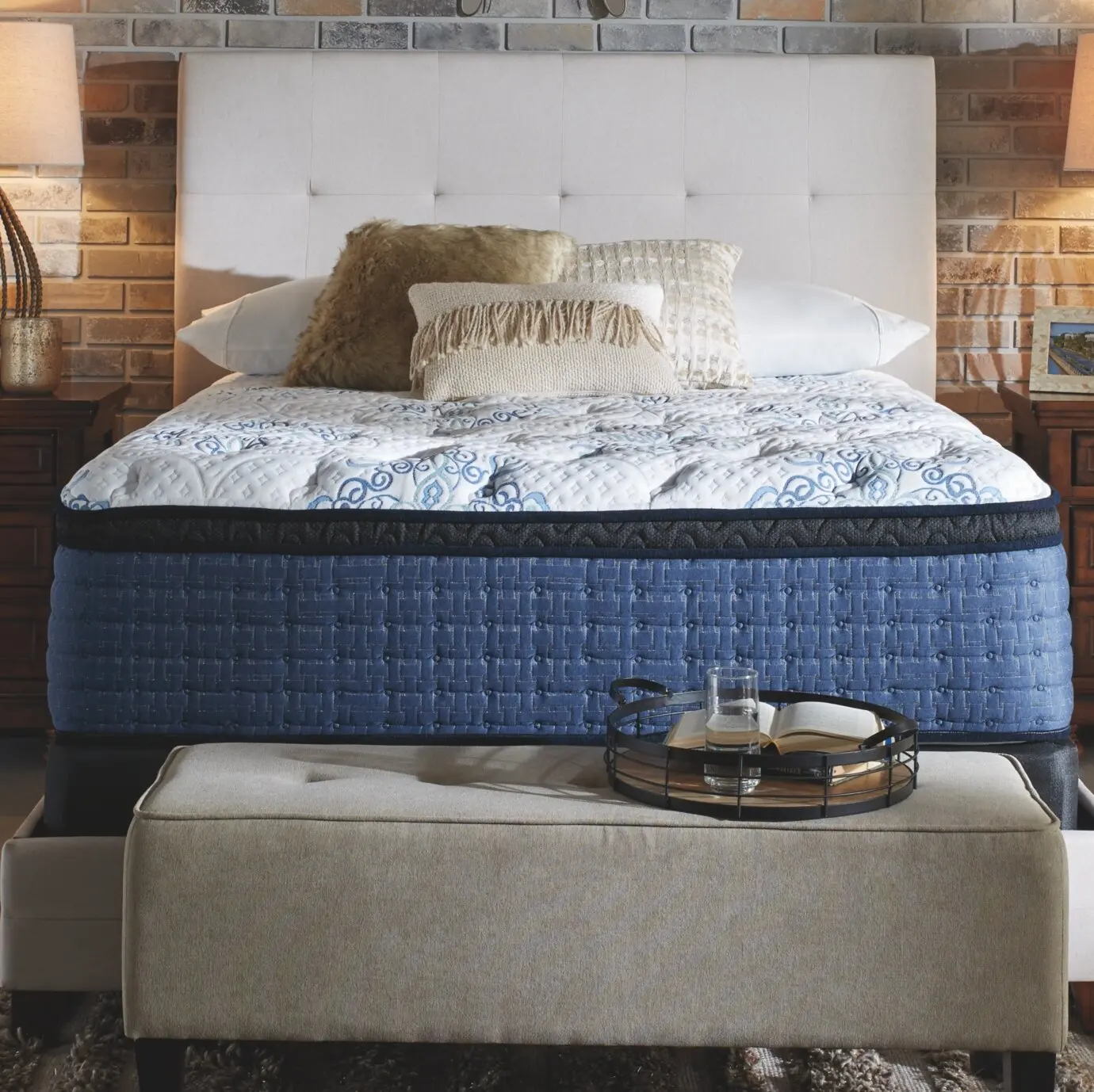 Super comfortable euro top full size pocket spring coils mattress queen king president mattresses