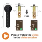Key Door Lock Door Password Lock New Design Key Fingerprint Password Smart Door Lock With Handle