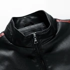 Leather Jackets Men's New Style Long Sleeve Zip Up Black Custom Real Leather Jackets Men's Leather