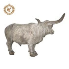 Wood Table Resin Wood Look Water Buffalo Table Custom Animal Decoration Resin Table Top