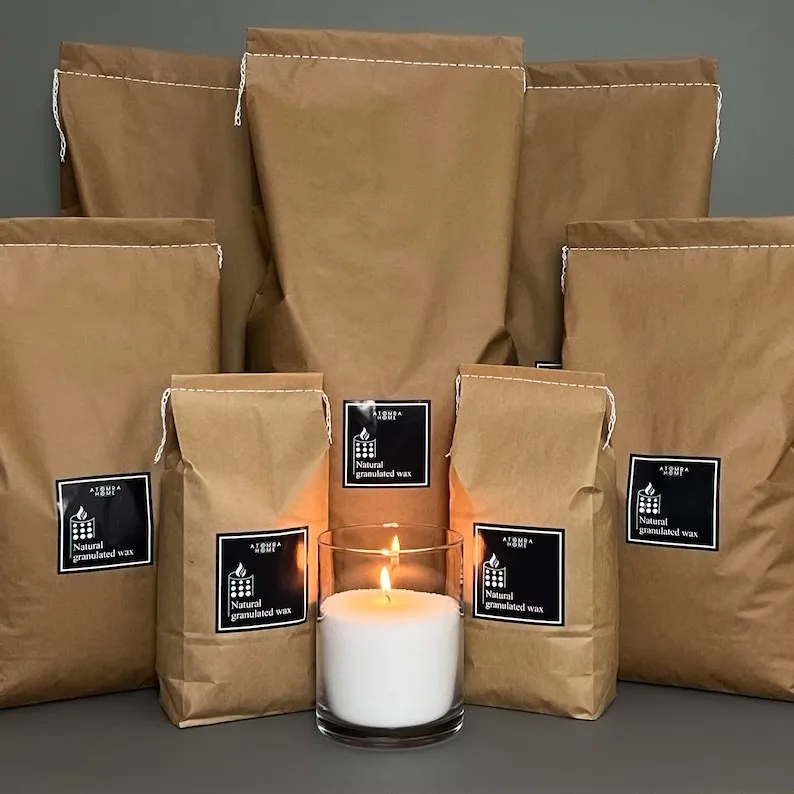 Amazon Hot Selling 2023 Plant Based Pearled Candle Wax Candle Aesthetic