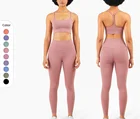 Hot Seller Fitness Yoga Wear Set With Pant And Bra Top 2 Piece Leggings Set Women Quick Drying Yoga Wear