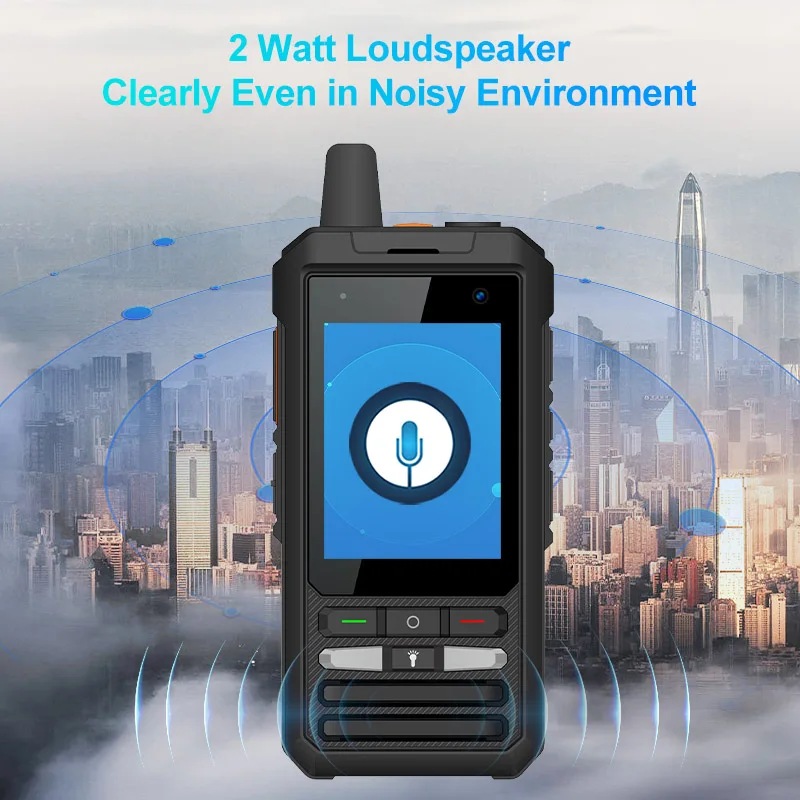 Uniwa F80s Android Zello Realptt 4g Walkie Talkie Poc Radio 200 Km To