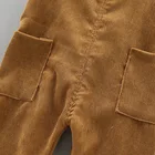 Baby Girl Boutique High Quality Fashion Kids Corduroy Suspender Trousers Foe Baby Girl Boutique Clothing Sets