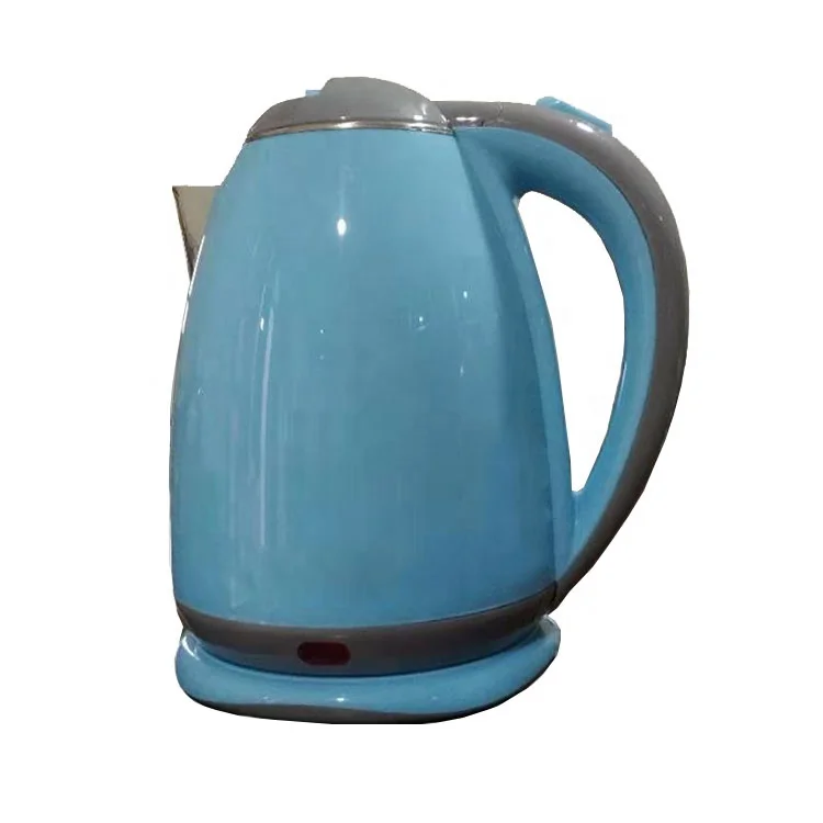 blue grey kettle