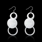 Hoop Fashion Shiny Big Earrings For Women Round Circle Hoop Earrings Jewelry