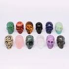 Feng Shui Stone Feng Shui Crystals Folk Crafts Stone Decoration Mini Sized Quartz Skulls