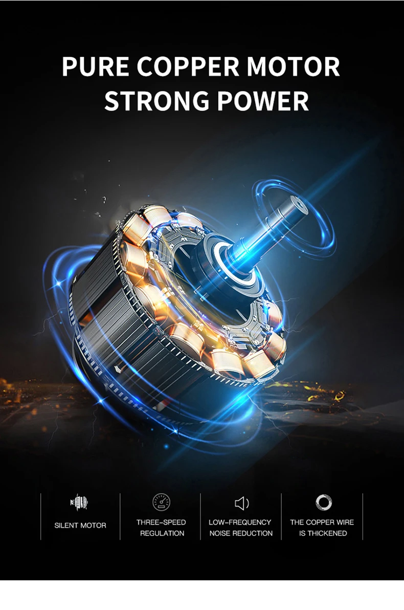 product factory direct white ceiling fans without lights and remote reversible no light bldc motor abs blades for bedroom living room-3