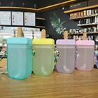 Gift Popsicle Water Bottle Wholesale Gift Portable Creative Kids Plastic Ice Cream Popsicle Water Bottle