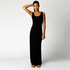 Dress China New Product Long O Neck Sleeveless Sexy Dress