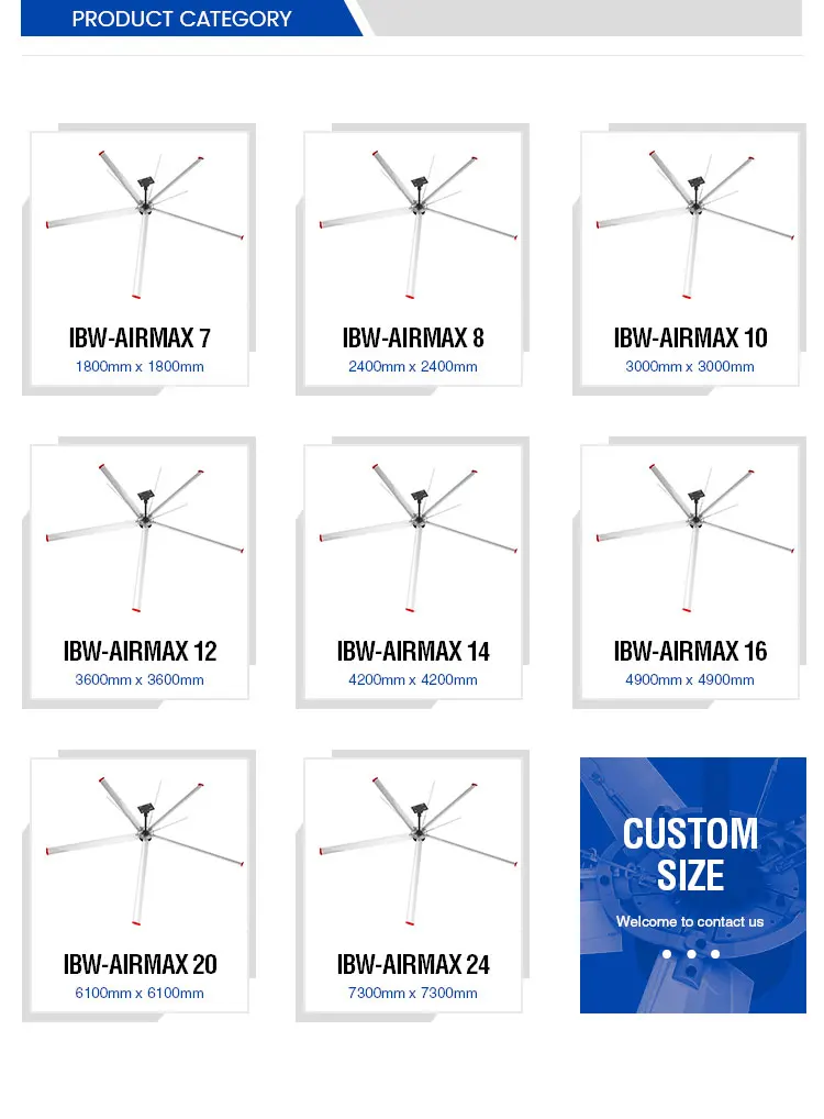 Ceiling Fan, HVLS, 220V - detail 26