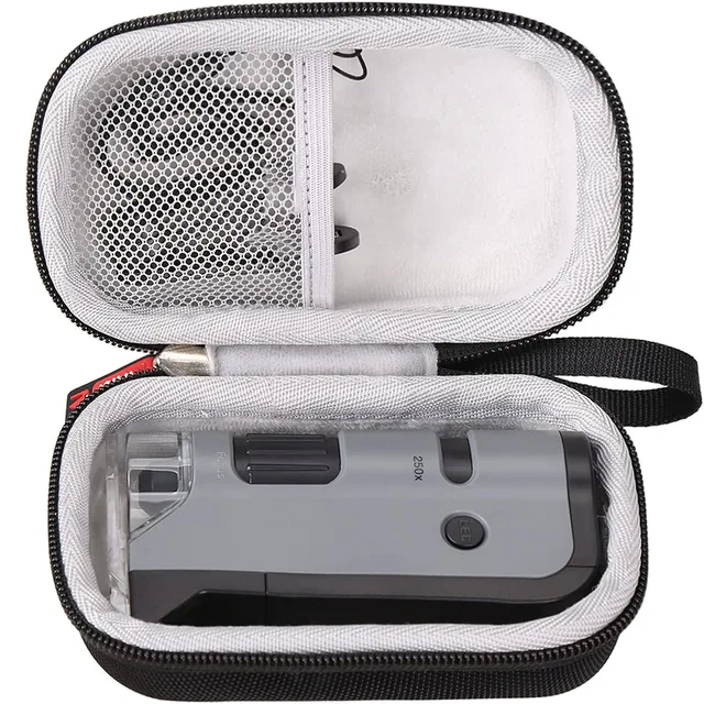 Hard EVA Carrying Case Protective Case Bag Travel Storage Case for Carson MicroFlip Microscope
