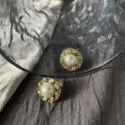 Earrings Womens Minimalist Freshwater Pearl Korean Japanese Fashion Earrings Trend 2021