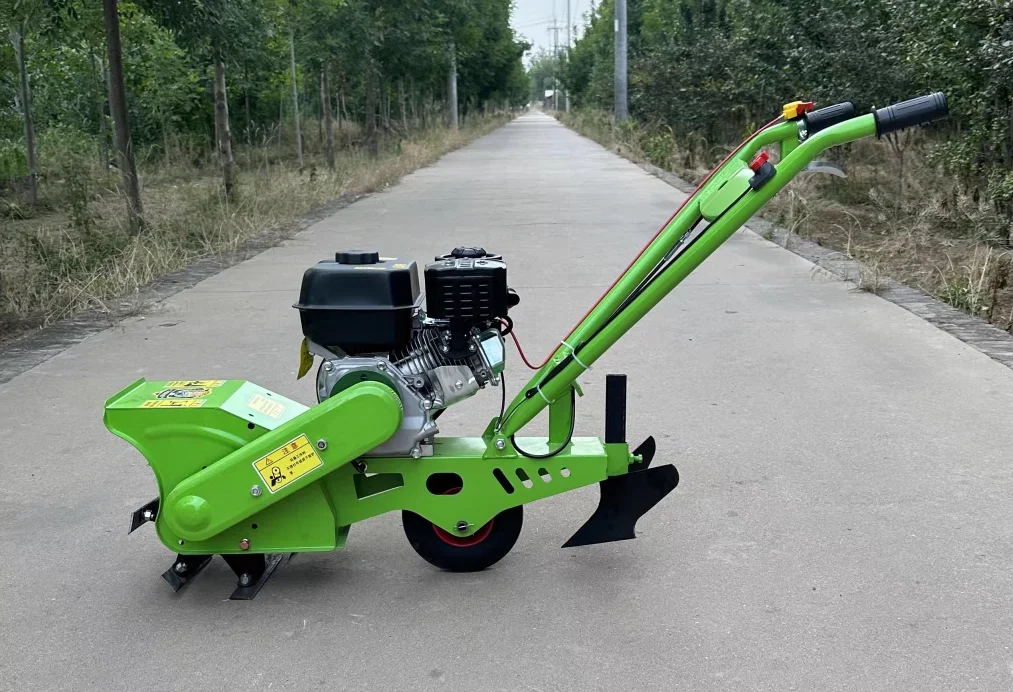 Small Multifunctional Microtiller Weeder Loosening Furrow Opener