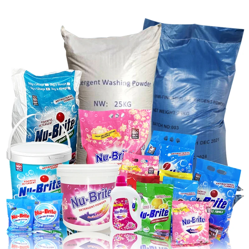 Wholesale Household Lavender Washing Detergent Powder Soap High Foam Bulk Disposable for Apparel Use details