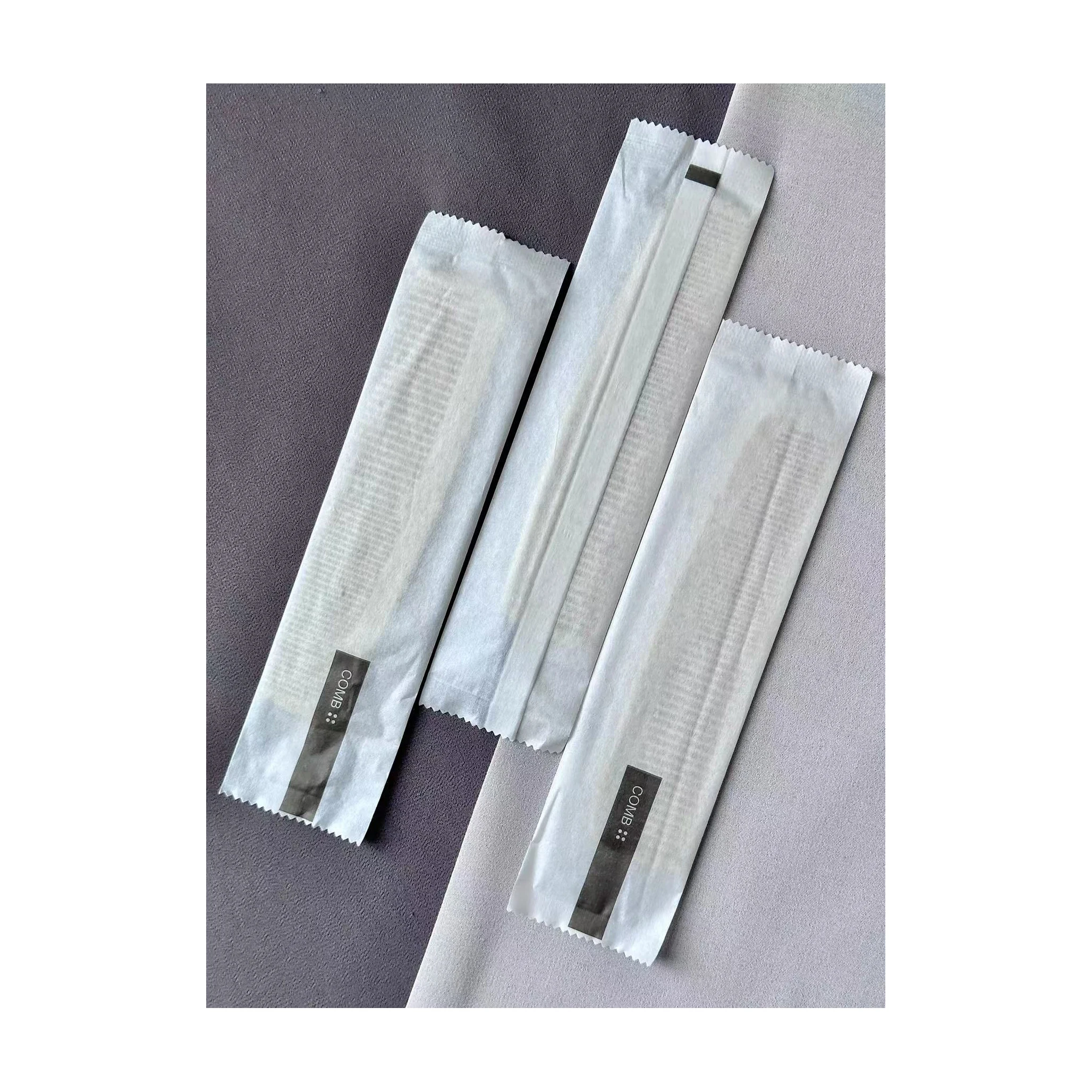Eco-friendly Hotel Dry Amenities Hotel Disposable Wheat Straw Combs Recycled Hotel Hair Comb