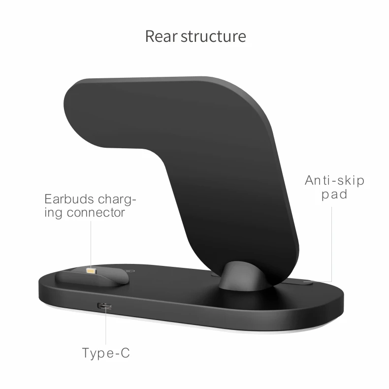 3in1 Wireless Charger 15w Fast Magnetic Charging Stand Design