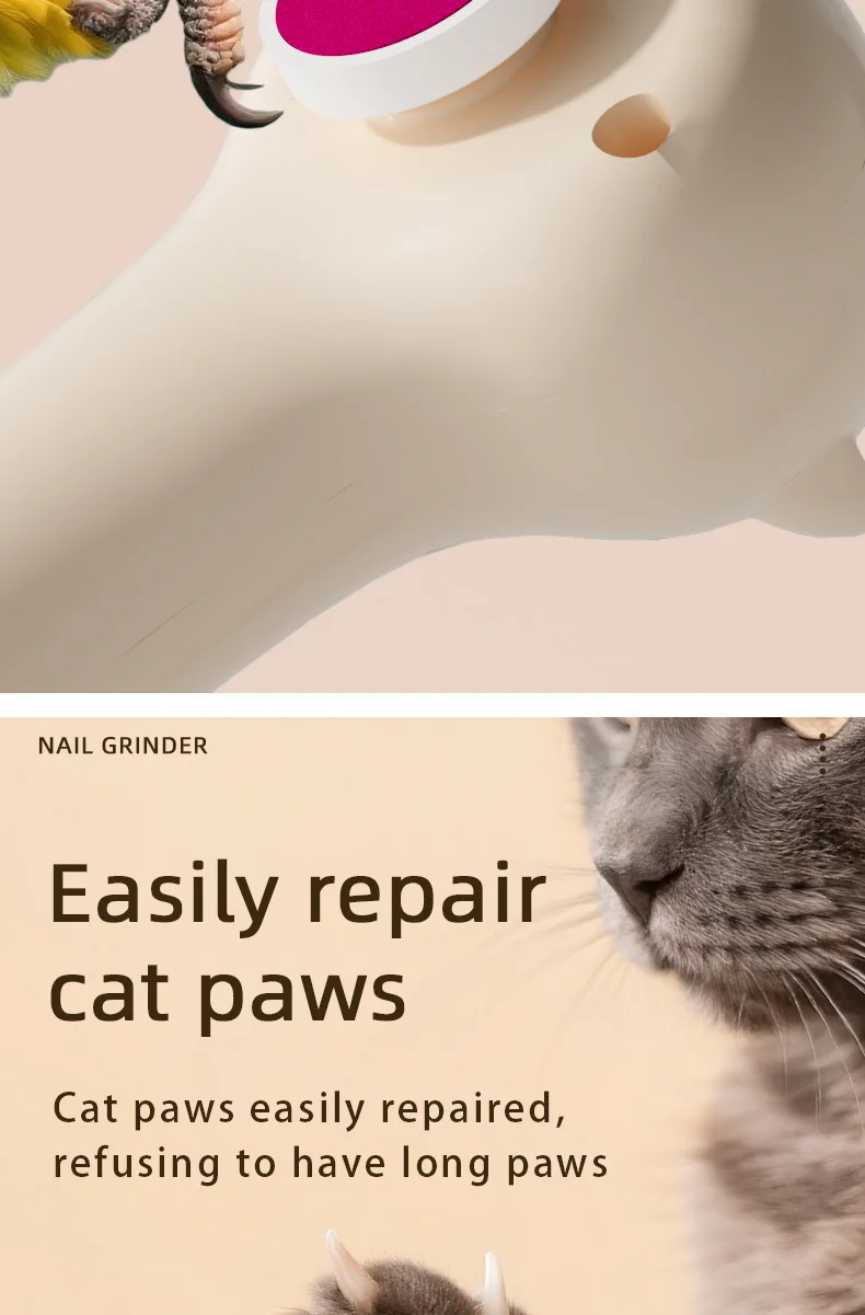 Wholesale New USB Rechargeable Pet Nail Grinder Safe to Use for Dogs and Cats Pet Supplies factory
