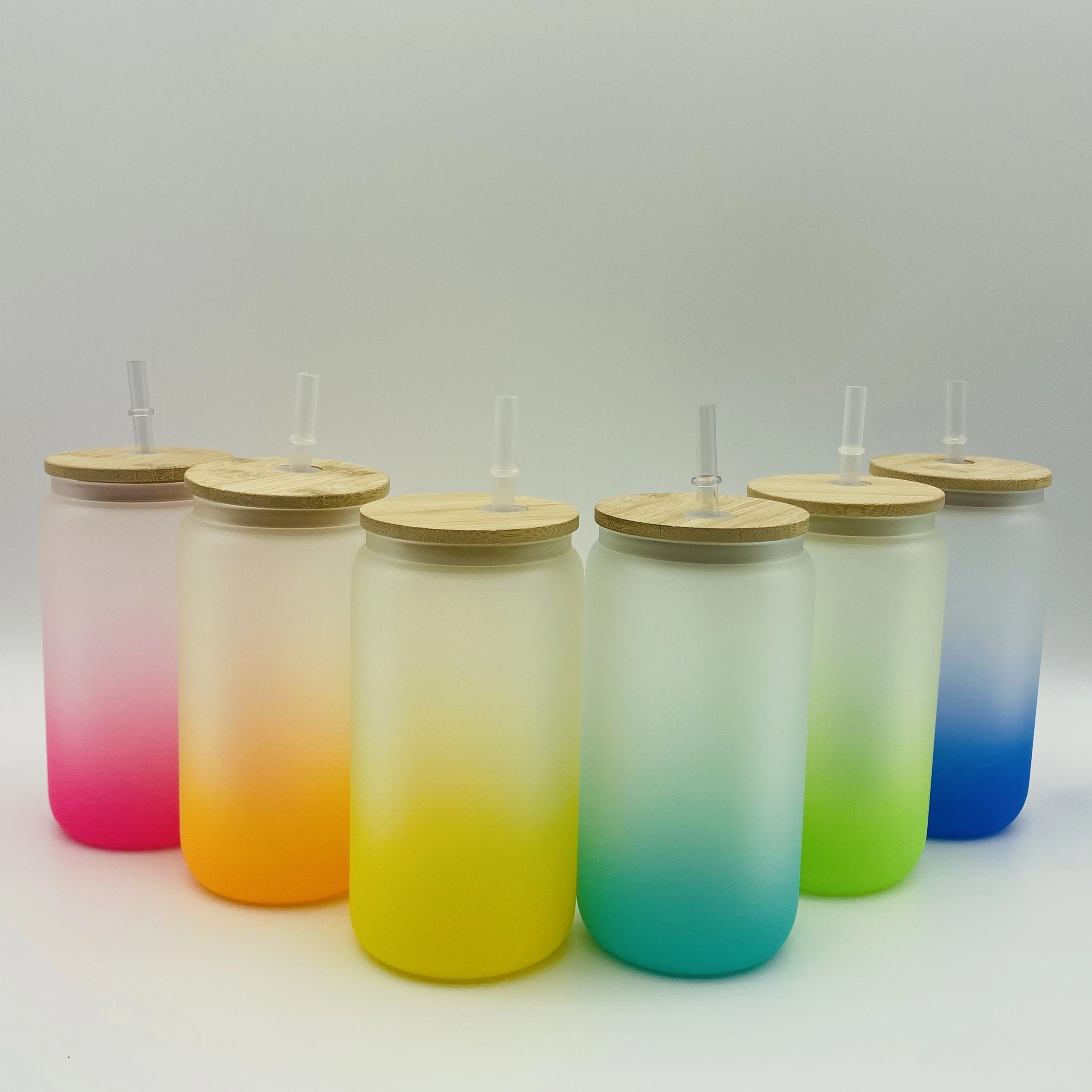 Wholesale Bulk Multicolor Double Wall Reusable 16oz Matte Acrylic