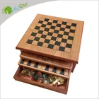 Chess Outdoor Chess Set YumuQ Outdoor 10 IN 1 15" Wooden Chess Board Games Set For Kids And Adult
