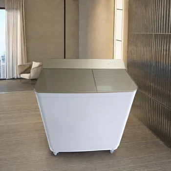 12kg Twin Tub Electric Top-Load Washer New Automatic Freestanding Household Hotel Outdoor Use Mechanical Automatic