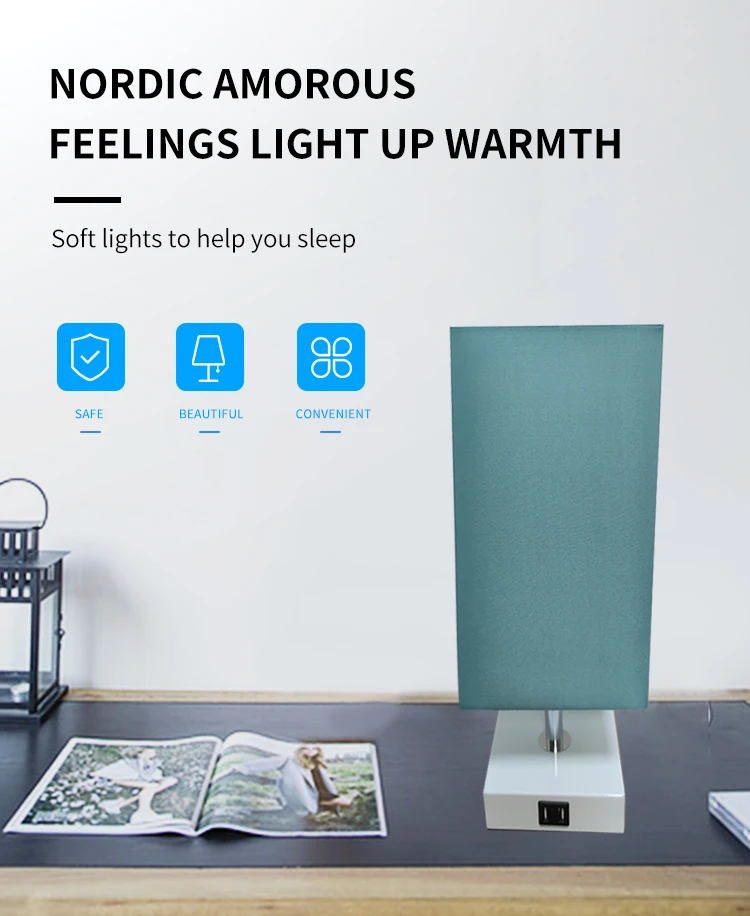 Modern and simple living room decorative lamp hotel room desk lamp