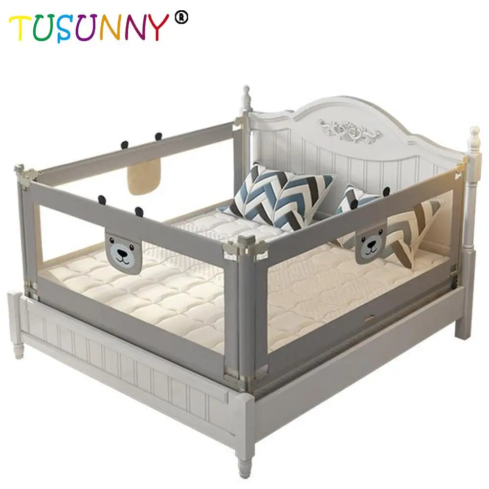 Portable Folding Bed Guard Kids Child Toddlers Safety Side Rail Heigh Adjustable 
