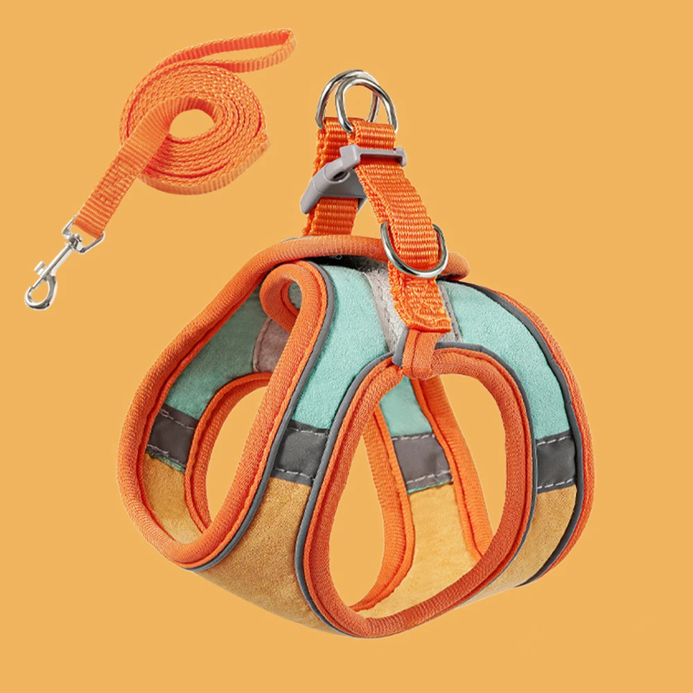 Reflective Cat Harness Fashion Vest Pet Harnesses Outdoor Walking Small