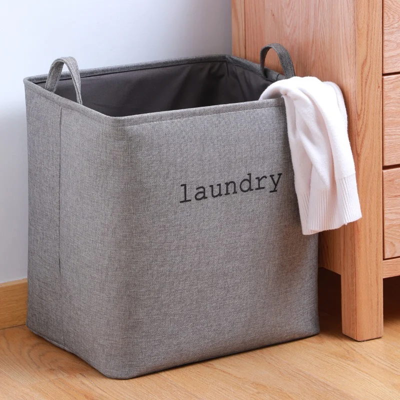 HUAYI  Selling High quality  Fabric Large Canvas storage basket laundry basket