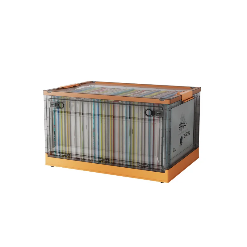 Wholesale Price 27-88L Plastic Container Storage Box Foldable Plastic Storage Box Foldable Stackable Storage Box