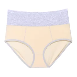 wholesale ladies soft high rise organic cotton underwears Women Period Panties Lingeries