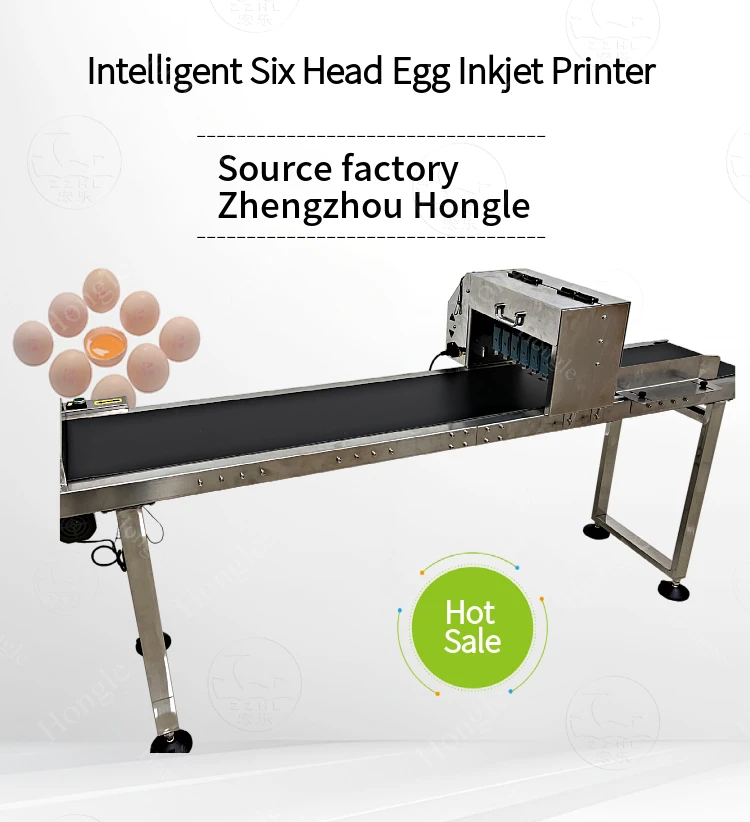 High Quality Printer Automatic Stamping Inkjet Mark Eggs Expiry Date Printing Machine on Egg Price details