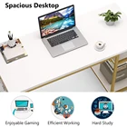 Office Study Study Desk Amazon Hot Sale Metal Frame Writing Desks Office Home Working Study Table