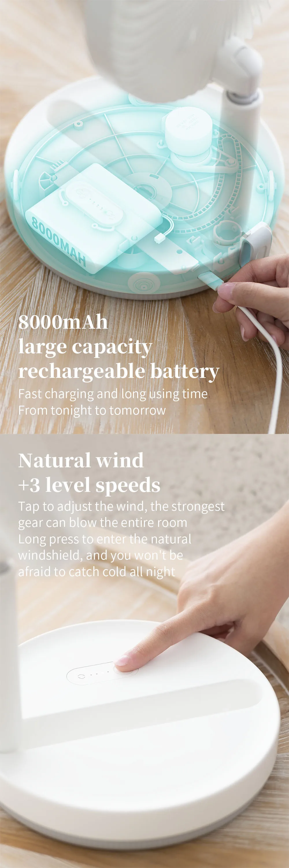 Table Fan, Portable, 5, 8 - detail 8