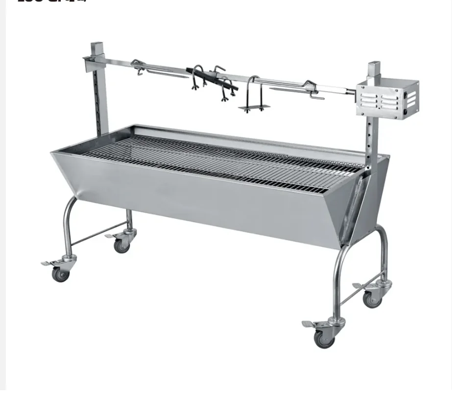Danhui BBQ Grill Charcoal Stainless Steel Pig Lamb Hog Roast Machine Lamb Roasting Oven Rotary Grill