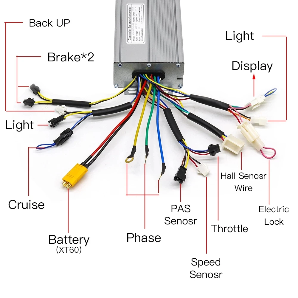 Details about / E-Bike Torque Controller Professional System E-Bike//Pedelec 36V 48V 250W 500W show original title