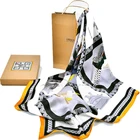Scarfs Guaranteed Quality Unique Silk Fashion Luxury Embroidery Scarves For Women Shawl Stylish And Scarfs