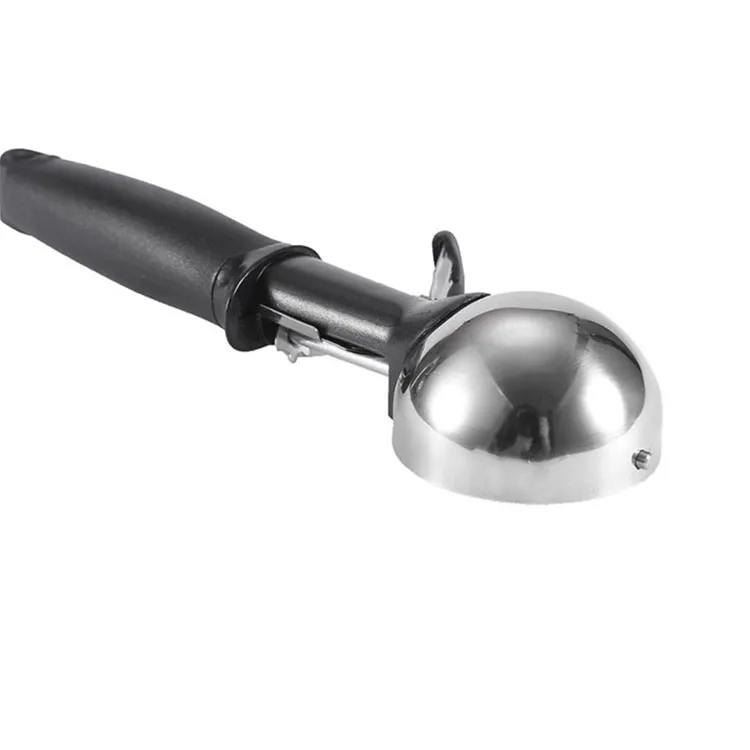 Ice Cream Scoop with Trigger Lever and Comfort Grip Handle