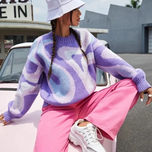 Graphic Y2k Sweater 2022 Custom Pattern 