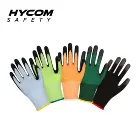 Work Cut Gloves Coated Cut Glove Heavy Duty Custom Logo Work Cut Level 3 Gloves Coated PU